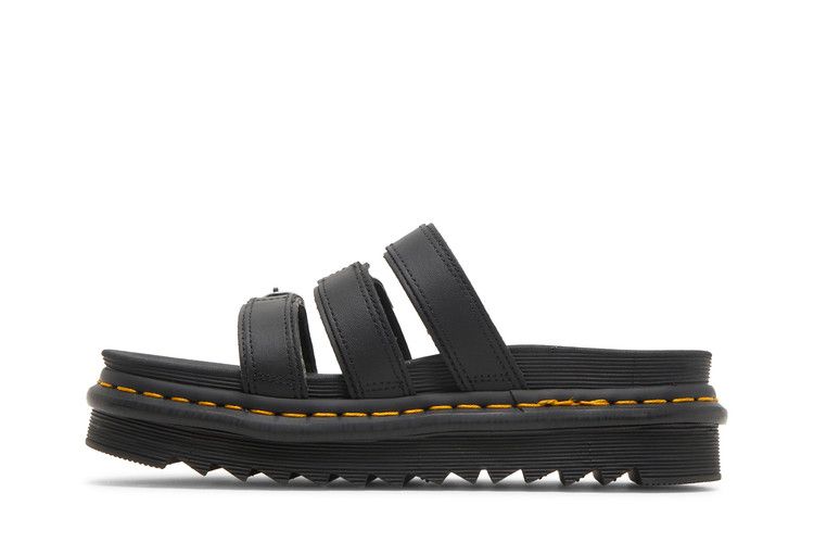 Dr. Martens Blaire Leather Slide Black Hydro (Women's)