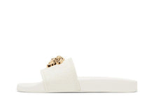 Load image into Gallery viewer, Versace Medusa Head Plaque Slide White (Women's)
