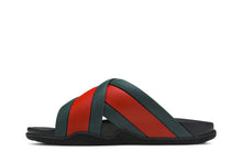 Load image into Gallery viewer, Gucci Web Slide Black Rubber