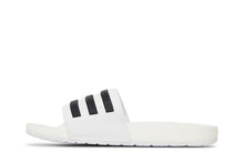 Load image into Gallery viewer, adidas Adilette Boost Slides White Black Stripes