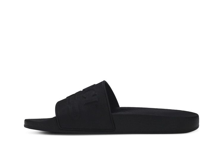 Gucci Logo Slide Black Rubber