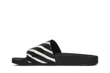 Load image into Gallery viewer, OFF-WHITE Spray Stripes Slider Black White SS20