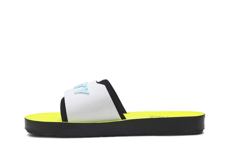 Puma Surf Slide Rihanna Fenty Black White Yellow (Women's)