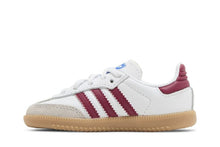 Load image into Gallery viewer, adidas Samba OG Cloud White Collegiate Burgundy Gum (TD)