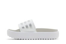 Load image into Gallery viewer, adidas Adilette Platform Slides Cloud White Zero Metalic Grey