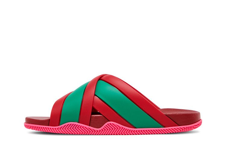 Gucci Web Slide Pink Rubber (Women's)
