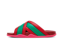 Load image into Gallery viewer, Gucci Web Slide Pink Rubber (Women's)