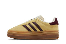 Load image into Gallery viewer, adidas Gazelle Bold Almost Yellow Maroon (Women's)