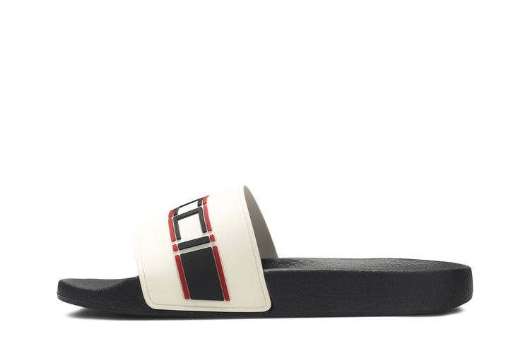 Gucci Stripe Slide White