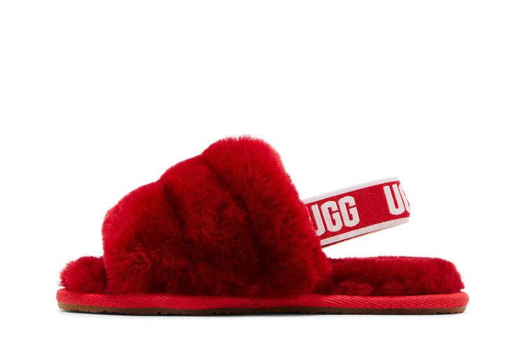UGG Fluff Yeah Slide Ribbon Red (Toddler)