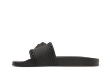Load image into Gallery viewer, Versace Palazzo Slides Black