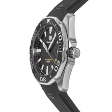 Load image into Gallery viewer, Tag Heuer Aquaracer Quartz Black Dial Black Rubber Strap Watch for Men -  WAY101A.FT6141