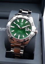 Load image into Gallery viewer, Tag Heuer Aquaracer Green Dial Watch for Men - WAY2015.BA0927