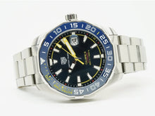 Load image into Gallery viewer, Tag Heuer Aquaracer Caliber 5 Match Timer Shinji Kagawa Edition Blue Dial Silver Steel Strap Watch for Men - WAY201H.BA0927