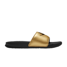 Load image into Gallery viewer, Nike JDI Benassi Slide Black Metallic Gold (Women's)