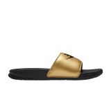 Nike JDI Benassi Slide Black Metallic Gold (Women's)