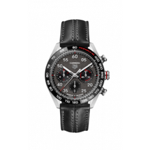 Load image into Gallery viewer, Tag Heuer Carrera Porsche Chronograph Special Edition Black Dial Black Leather Strap Watch for Men - CBN2A1F.FC6492