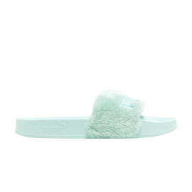 Puma Fur Slide Rihanna Fenty Bay Mint