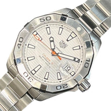 Load image into Gallery viewer, Tag Heuer Aquaracer Automatic White Dial Silver Steel Strap Watch for Men - WBD2111.BA0928
