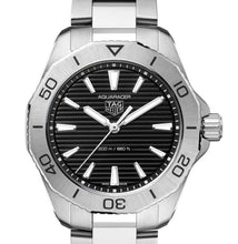 Load image into Gallery viewer, Tag Heuer Aquaracer Professional 200 Quartz Black Dial Silver Steel Strap Watch for Women - WBP1410.BA0622
