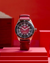 Load image into Gallery viewer, Tag Heuer Autavia Calibre 5 Chinese New Year Maroon Dial Maroon Leather Strap Watch for Men - WBE5193.FC8300