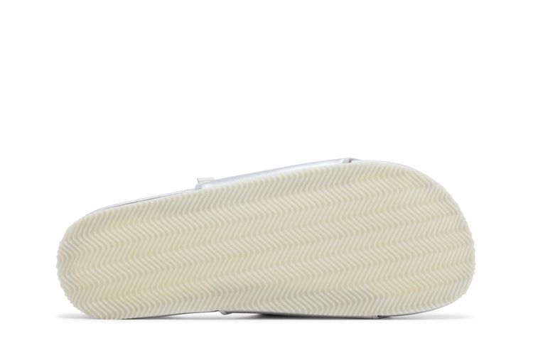 adidas Y-3 Slides Silver Metallic Brown Cream White