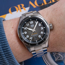 Load image into Gallery viewer, Tag Heuer Autavia Automatic Grey Dial Silver Steel Strap Watch for Men - WBE5114.EB0173