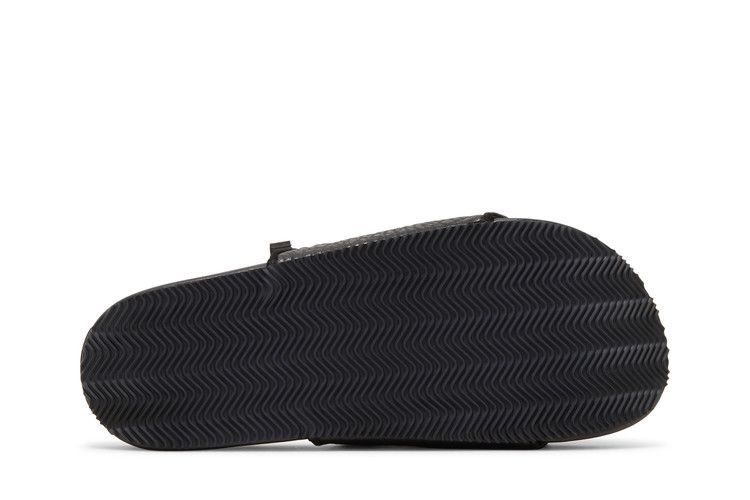 adidas Y-3 Slides Tumbled Leather Black