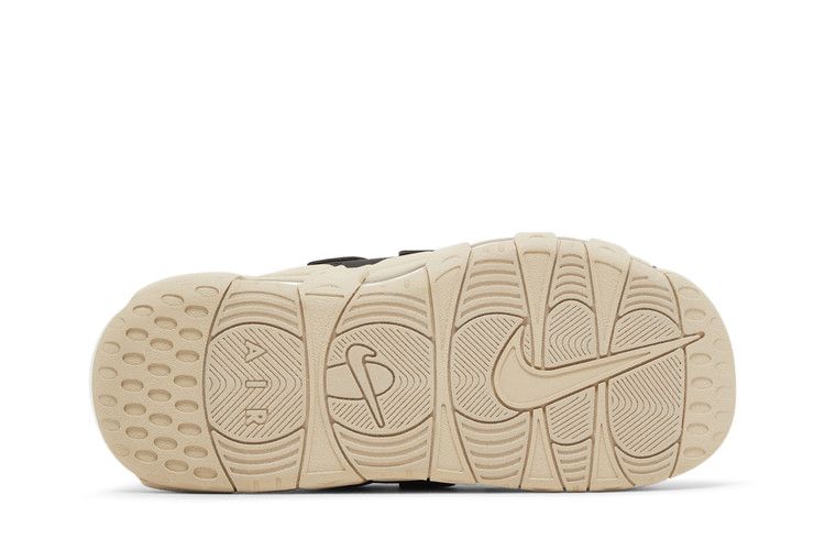 Nike Air More Uptempo Slide Black Sanddrift Iridescent