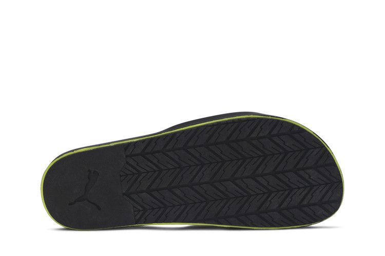 Puma Surf Slide Rihanna Fenty Black White Yellow (Women's)