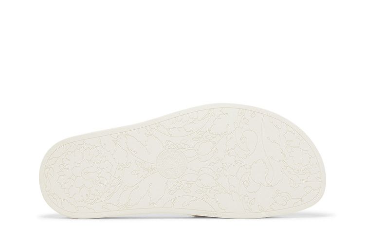 Versace Medusa Head Plaque Slide White (Women's)