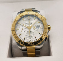 Load image into Gallery viewer, Tag Heuer Aquaracer Caliber 16 Automatic White Dial Two Tone Steel Strap Watch for Men - CAY2121.BB0923