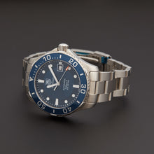 Load image into Gallery viewer, Tag Heuer Aquaracer Caliber 5 Automatic Blue Dial Silver Steel Strap Watch for Men - WAN2111.BA0822