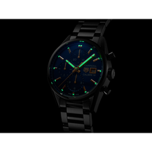 Load image into Gallery viewer, Tag Heuer Carrera Automatic Chronograph Blue Dial Silver Steel Strap Watch for Men - CBK2115.BA0715