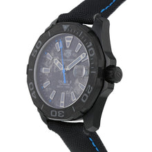 Load image into Gallery viewer, Tag Heuer Aquaracer Calibre 5 Black Nylon Strap Carbon Dial Watch for Men -  WBD218C.FC6447