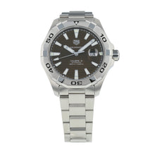 Load image into Gallery viewer, Tag Heuer Aquaracer Calibre 5 Automatic Sunray Brown Dial Silver Steel Strap Watch for Men - WAY2018.BA0927