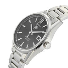 Load image into Gallery viewer, Tag Heuer Carrera Automatic Black Dial Silver Steel Strap Watch for Men - WAR211A.BA0782