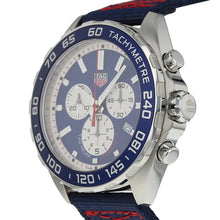 Load image into Gallery viewer, Tag Heuer Formula 1 Redbull Edition Chronograph Blue Dial Blue NATO Strap Watch for Men - CAZ1018.FC8213
