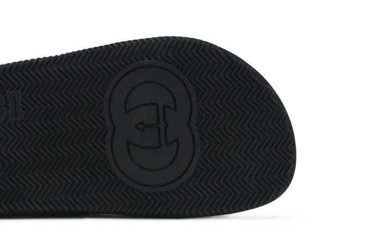 Gucci Web Slide Black Rubber