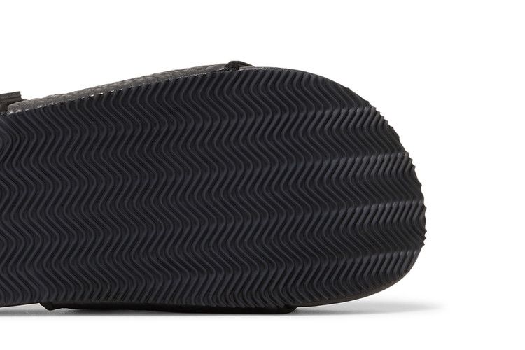 adidas Y-3 Slides Tumbled Leather Black