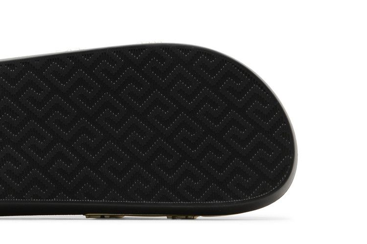Versace Palazzo Medusa Pool Slide Gold Black