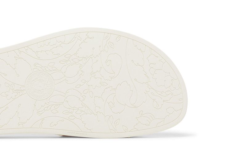 Versace Medusa Head Plaque Slide White (Women's)