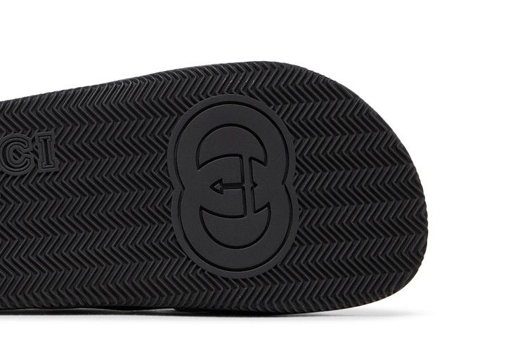 Gucci Web Slide Black Rubber (Women's)