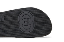 Load image into Gallery viewer, Gucci Slide Interlocking G Black
