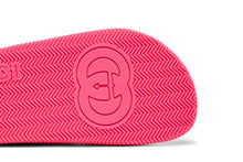Load image into Gallery viewer, Gucci Web Slide Pink Rubber (Women's)
