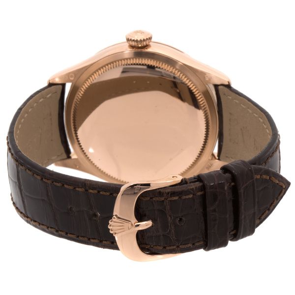 Rolex Cellini Dual Time Double Bezel Men's Watch 50525-0009
