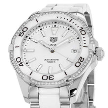 Load image into Gallery viewer, Tag Heuer Aquaracer Diamonds White Dial Two Tone Steel Strap Watch for Women - WAY131H.BA0914