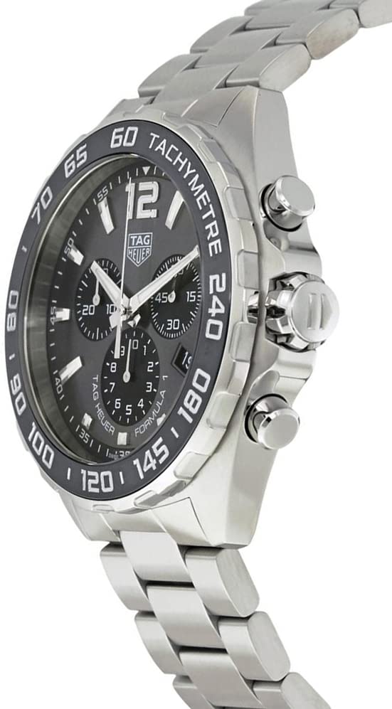 Tag Heuer Formula 1 Anthracite Dial Silver Steel Strap Watch for Men - CAZ1011.BA0842