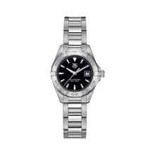 Load image into Gallery viewer, Tag Heuer Aquaracer Professional 200 Quartz Black Dial Silver Steel Strap Watch for Women - WBP1410.BA0622