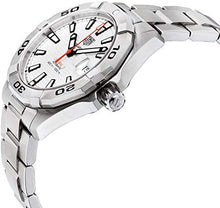Load image into Gallery viewer, Tag Heuer Aquaracer Automatic White Dial Silver Steel Strap Watch for Men - WBD2111.BA0928